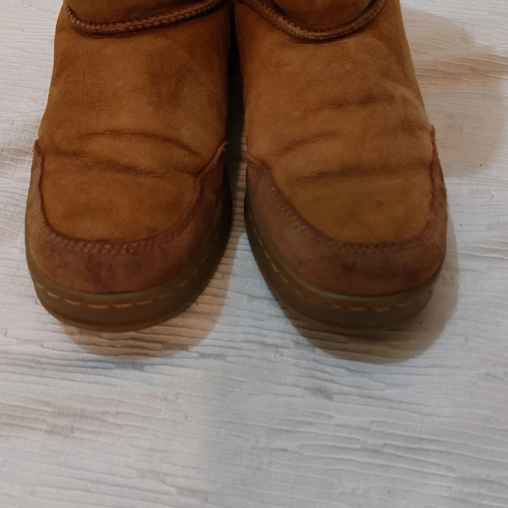 L.L. Bean Tan Suede Winter Boots